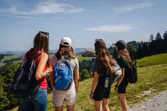 Wanderbild Jugendliche